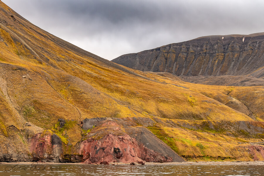 Svalbard_mosscovered_mountains_sloping_grey_sky900