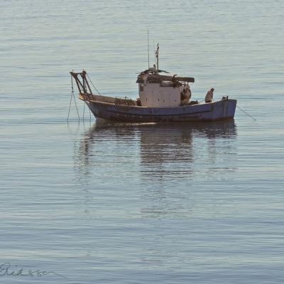 Mediterranean Fishingboat Fishermen