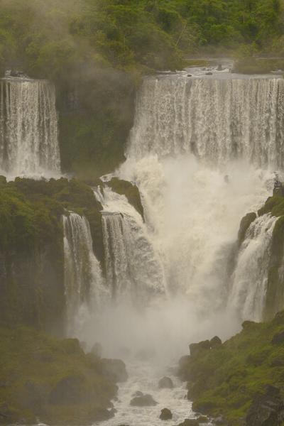 Brazil Foz Do Iguacu Waterfalls Haze Afar Lookoutpoint900