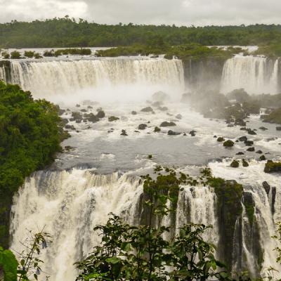 Brazil Foz Do Iguacu Waterfalls Haze Plateaus900
