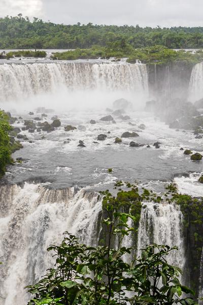 Br Foz Do Iguacu Waterfalls View Forests 
