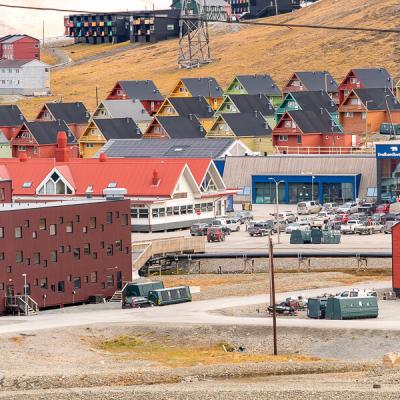 Svalbard Longyearbyen View Town Town Center Clours900