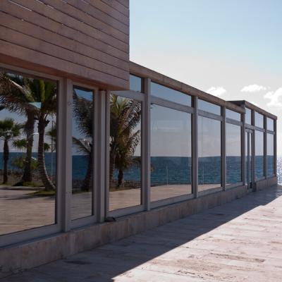Es Grancanaria Glass Panels Reflections Ocean Horizon900